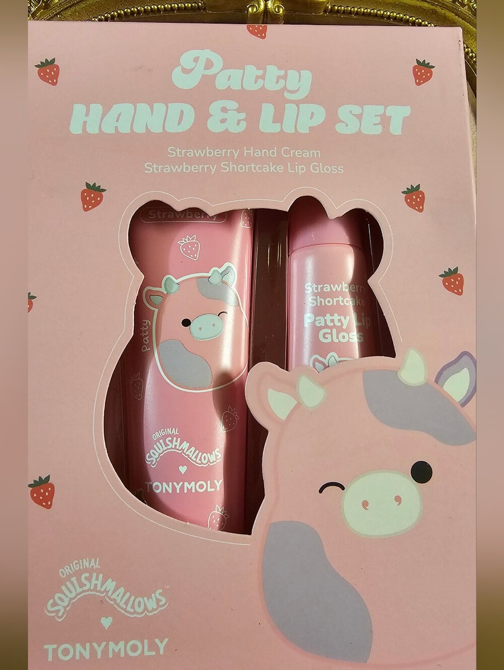 Tony Moly Squishmallow Hand Cream & Lip Gloss